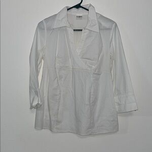 Motherhood Maternity White Blouse